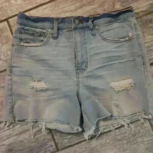 Madewell distressed denim shorts size 27 #275